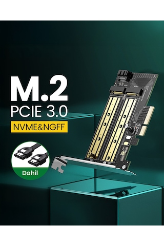 Ugreen Pcıe 3.0 M.2 Nvme Ve Ngff Okuyucu Adaptör Kartı, 70504