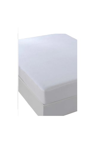Bebesi Çift Kişilik 160x200cm Fitted Alez Sıvı Geçirmez Micro Kumaş Beyaz