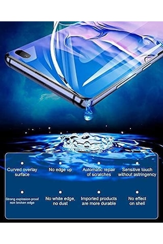 Spia Micro Nano Serisi Samsung Galaxy S25 Fe İle Uyumlu Esnek Şeffaf Parmak İzi Tutmayan Nano Ekran Koruyucu Samsung Galaxy S25 Fe İle Uyumlu