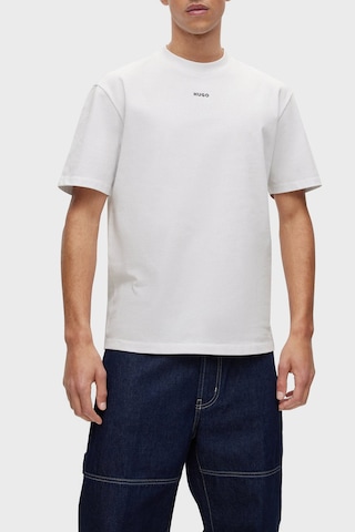 Hugo Erkek T Shirt 50488330 100 BEYAZ Beyaz
