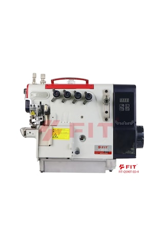 FİT-QS90T-ED-4 Mini Burunlu Transportlu 4 İplik Overlok Makinası