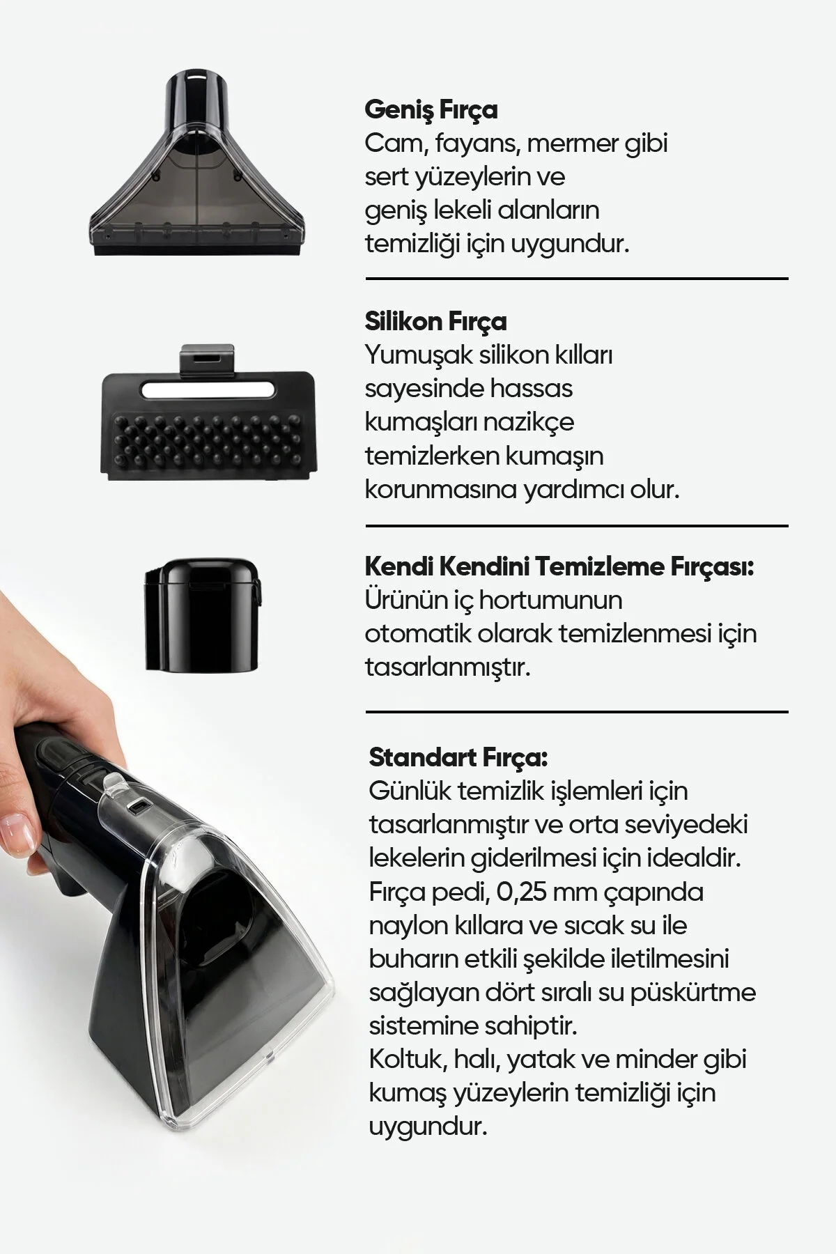 Spotless Ultra Sl2 Çok Fonksiyonlu Buharlı Leke Çıkarıcı Ve Koltuk Yıkama Makinesi