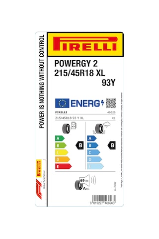 Pirelli 215/45 R18 93Y XL Powergy 2 Yaz Lastiği 2025