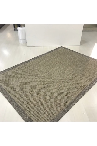 Elvey Home Jüt Sisal S9427 Beyaz Krem Kaymaz Taban Hasır Dokuma Yıkanabilir Yolluk Salon Koridor Mutfak Halısı Beyaz/krem