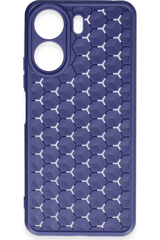 Newface - 250 - Xiaomi Redmi 13c Kılıf Petek Silikon Kapak - Csmo-tex - - Lacivert