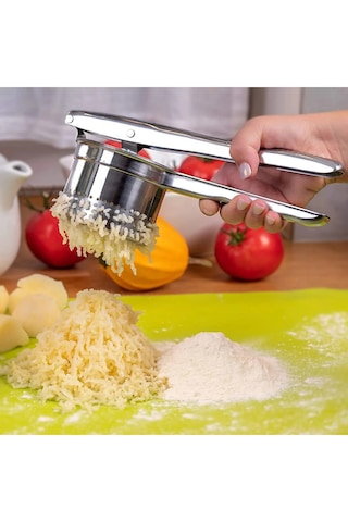 Paslanmaz Çelik Patates Ezici Büyük Hazneli Patates Ezeceği Meyve