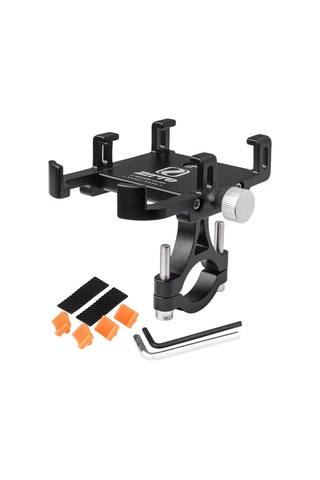 Yifomall Z83 Siyah Cnc Alüminyum Bisiklet Telefon Tutucu - 360 Döner, 50-90mm Ayarı, 20-32mm Sapka Uyumlu, Dayanıklı Bisiklet Navigasyon Aksesuarı