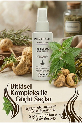 Pureical Bitkisel Saç Serumu 100 ML