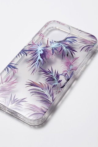 Apple iPhone Uyumlu 15 Plus Kılıf Solmayan Imd Baskı Desenli, Şeffaf Tpu+pc Botanik Kapak