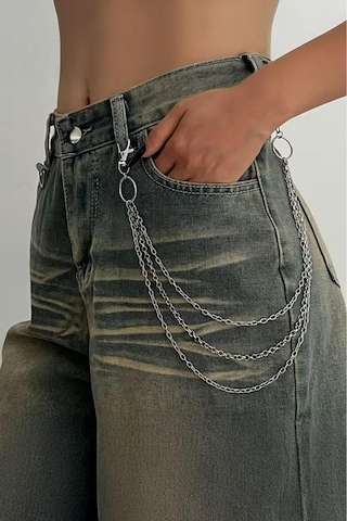 Corvus Kolye&bileklik Silver Unisex Üçlü Pantolon Zinciri Corvus Kolye&bileklik Silver Unisex Üçlü Pantolon Zinciri