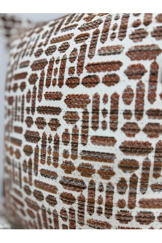 Nivemeshome Kırlent Kılıfı 45x45 Lisa 01 Kiremit Kiremit