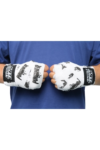 Punisher Beyaz Boks Bandajı Çok Renkli