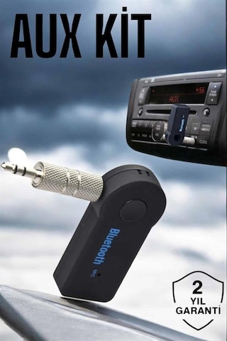 Hepsi Tüm Araçlara Uyumlu Aux Car Bluetooth Kablosuz Araç Bağlantı Kiti Najmaddin