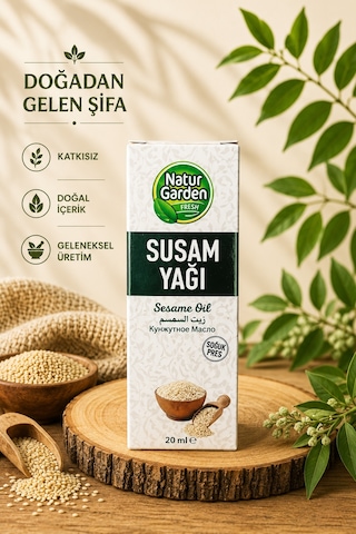 Natur Garden Susam Yağı 20 ML