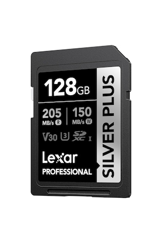 Lexar Professional 128gb 205 Mb/s Silver Plus Sd Hafıza Kartı