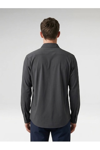 Isaora Ultra Lıght Sentıent Shırt Ls Erkek Dark Grey Gömlek Isr4126-ss26-dark Grey Koyu Gri