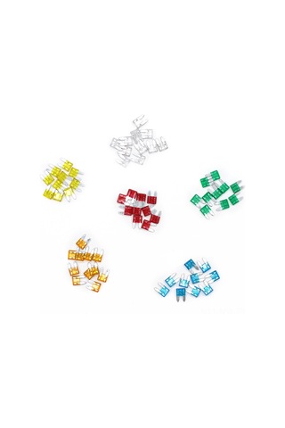 Moveevo 60 Adet Çinko Alaşımlı Mini Sigorta 5a-30a - Apm/atm Tipi, Hafif Ve Dayanıklı, Plastiği Ve Çinkoyu Birleştirir 5