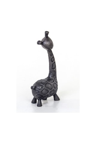 Euro Flora Metal Zürafa Biblo 13X7X29 Cm