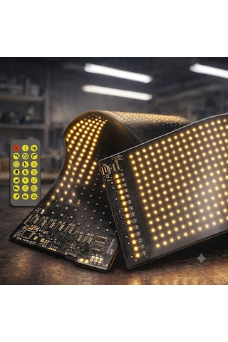 Matrix Esnek Yapışkanlı Led Panel 96x16 Rgb