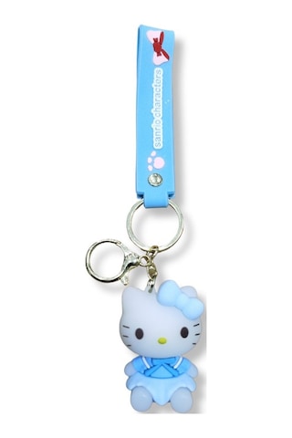 Hello Kitty Classic Edition 3d Figürlü Kırmızı Bilek Kayışlı Anahtarlık - 1 Adet