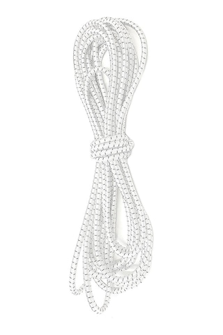 Desenli Beyaz Simli 5 Metre 2 Mm Yuvarlak Lastik