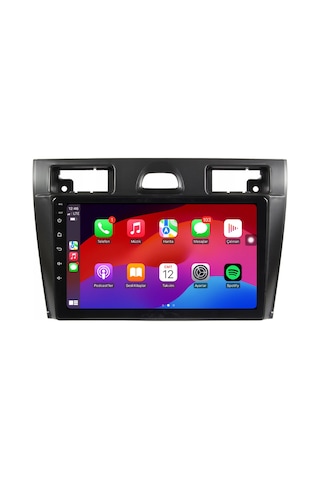 Ford Fiesta Araç Multimedya Android Ekran Carplay Navigasyon Double Teyp 2+32 9" 06-08 Black Navımex