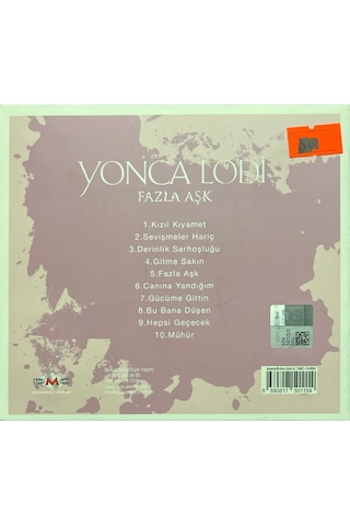 Plak Değildir Cd Dir Cd Yonca Lodi Fazla Aşk Cd