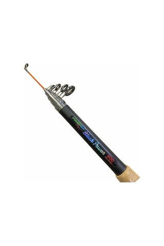 Powerex Black Power 3.00m. 150-200gr. Atarlı Mantar Uzun Sap Teleskopik Olta Kamışı