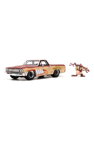 Simba Looney Tunes 1:24 Tasmanian & Chevy El Camino Figür Ve Araç 253255072 Kahverengi