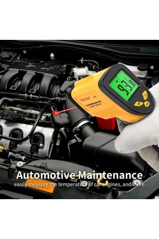 Boatshop1 Bsıde H1 Dijital Kızılötesi Termometre Et Buffalo Sütü Bbq Pişirme Non Contact Lazer Tabanca Abs Malzeme Pil İle Çalışır