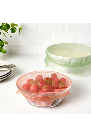 Yiyecek Koruyucu, Pembe-yeşil, 2 Parça