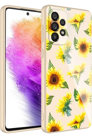 Zore Galaxy Uyumlu A52 Kılıf Kamera Korumalı Desenli Sert Silikon Msra Epoksi Kapak - No2 NO2
