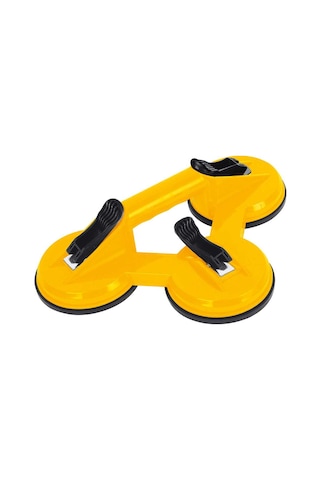 Sgs946 - 120 Kg Üçlü Plastik Gövde Cam Seramik Fayans Ahşap Tutma Taşıma Vantuzu 12cm + 12cm + 12cm