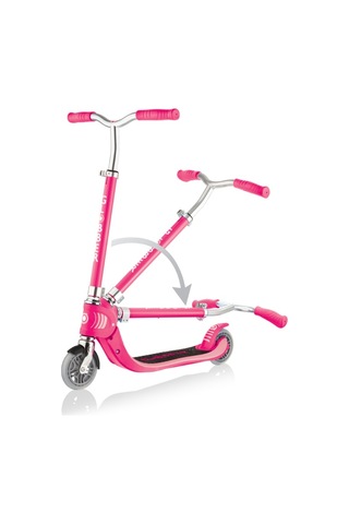 Globber Flow 125 Katlanabilir Scooter - Fuşya