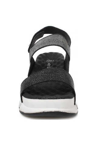 Muya 31187 Z Kei D Platform Si Yah Kadın Sandalet Siyah