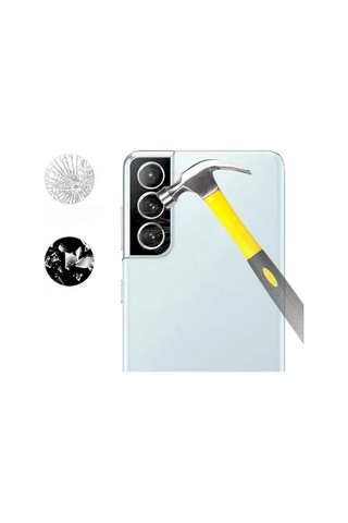 Ally Sm Samsung Uyumlu Galaxy S21+plus Hd 3d Full Tempered Cam Kamera Koruyucu- 5775