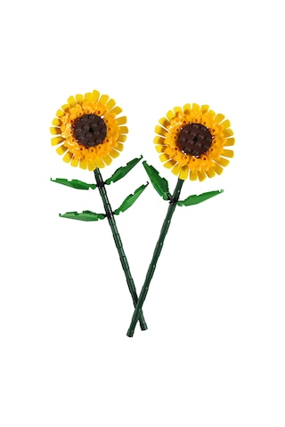 LEGO® Botanicals Ayçiçeği 40524 – 8 Yaş ve Üzeri Çocuklar için 2 Ayçiçeği İçeren Yaratıcı Oyuncak Yapım Seti (191 Parça)