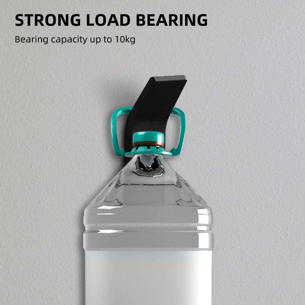 Moveevo Alüminyum Duvar Takımı: 6 Adet Siyah Tek Kanca, Delme Yok, 10kg Yük Taşıma, Su Geçirmez, Mutfak/banyo Uygun Siyah