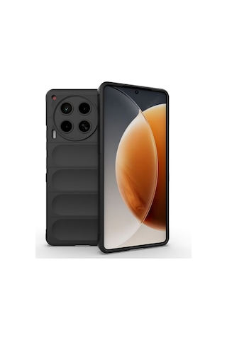 Adige Tecno Camon 30 4g Uyumlu Kılıf Etnik Optimum Silikon Siyah