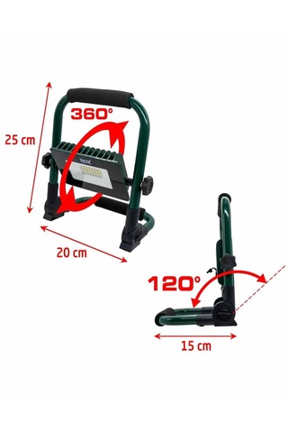 Rox 0227 Şarjlı Genel Amaçlı Çalışma Kamp Feneri 700 Lümen Siyah