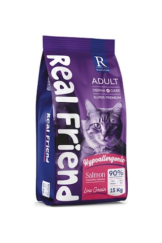 Real Friend Derma Care Hypoallergenic Salmon 32/15 Kedi Maması 15 Kg