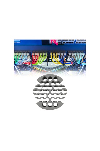 Homyl Ağ Kablo Demeti Tarak Kategori 6'ya Uygun Çap 3 Inç