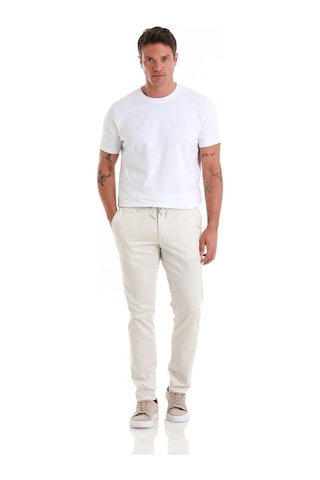 Hatemoğlu Taş Regular Fit Düz Yandan Cep Pamuklu Jogger Kanvas Pantolon 29261024c003 Taş