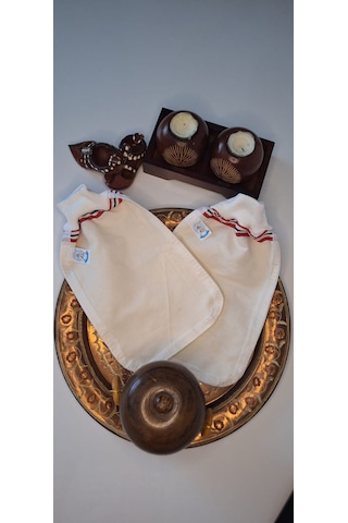 Eker- Nazik Dokunuş Hızlıgiy Kese Seti-2 Adet Kese-lastikli Kese