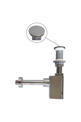 Studor Trap-vent Kromajlı Havalıklı Lavabo Sifonu Paslanmaz Pop-up Süzgeçli Tıkanma Ve Koku Önleyici