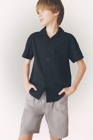 DeFacto Erkek Çocuk Beli Lastikli Cepli Gabardin Şort E3359A825HSGR265