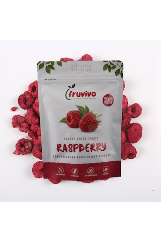 Dondurularak Kurutulmuş Ahududu 20 Gr, %100 Vegan, Glutensiz