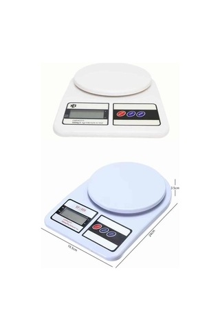 Dijital - 465 - Hassas 10 Kg Mutfak Terazisi Tartısı Lcd Ekran - Myceshop - Mutfak Tartısı Çok Renkli