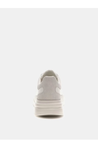 Guess Elba Deri Erkek Sneaker Ayakkabı Fmfbanlel12 Beyaz