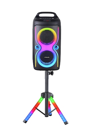 Mikado Md-66bt Thunderbag 40w 3600mah Çanta Taşıma Özellikli Usb/bt/tf/tws Rgb Işıklı Kablosuz Mikrofonlu Hoparlör